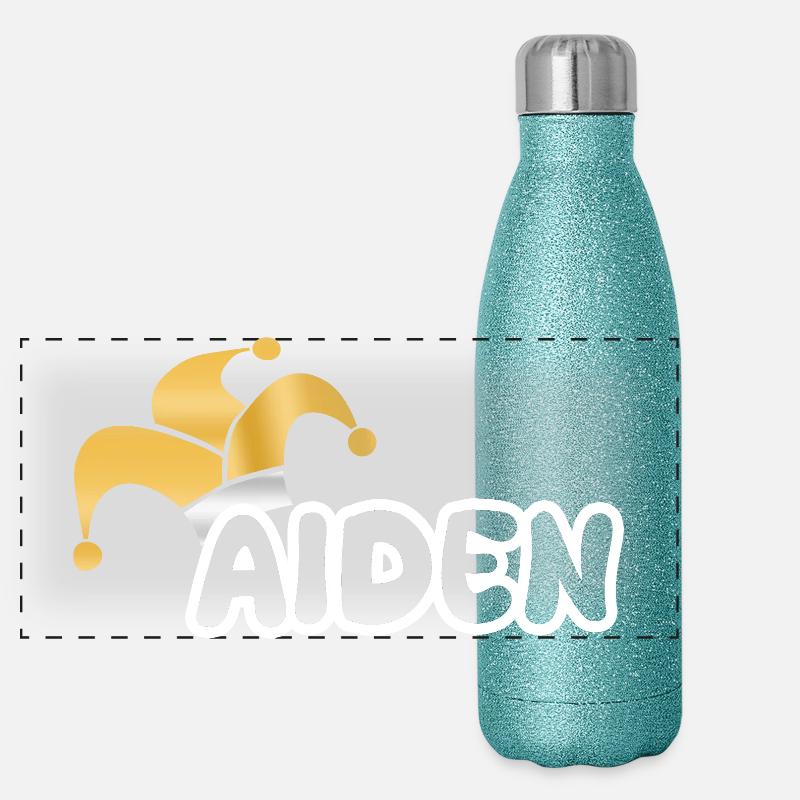 Carnaval Aiden Gourde isotherme panoramique pailletée 500 ml