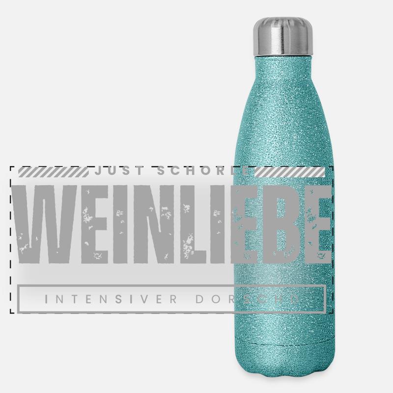 Juste spritzer Gourde isotherme panoramique pailletée 500 ml