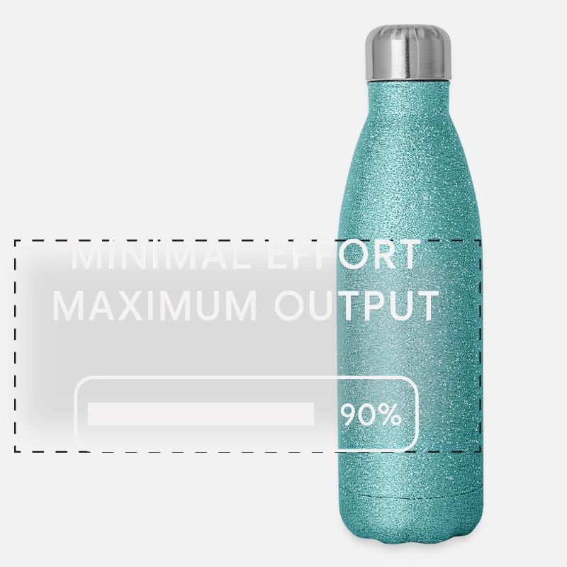 Effort minimum Rendement maximal Gourde isotherme panoramique pailletée 500 ml