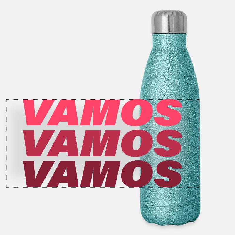 Vamos Gourde isotherme panoramique pailletée 500 ml