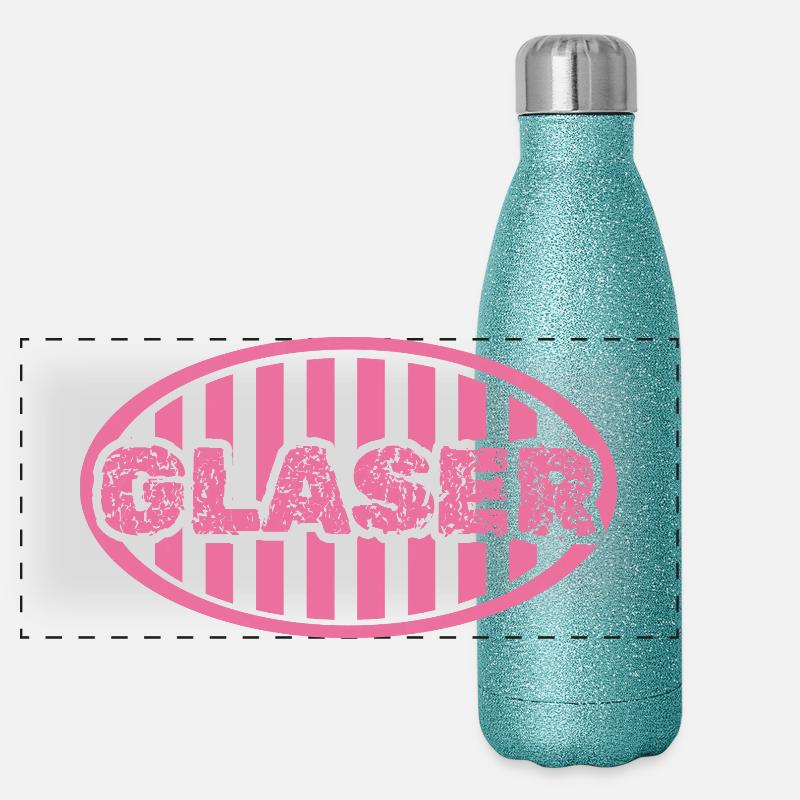 Job Glaser Panorama Glitzer Isolierflasche 500 ml