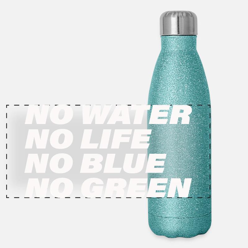 WATER Panorama Glitzer Isolierflasche 500 ml