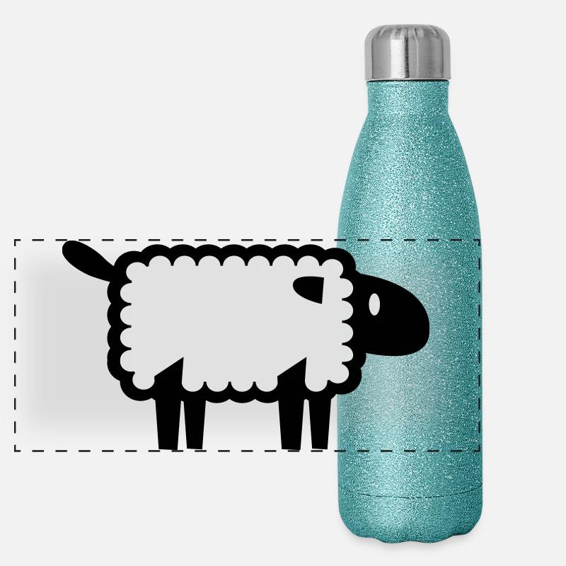 Panorama Glitzer Isolierflasche 500 ml