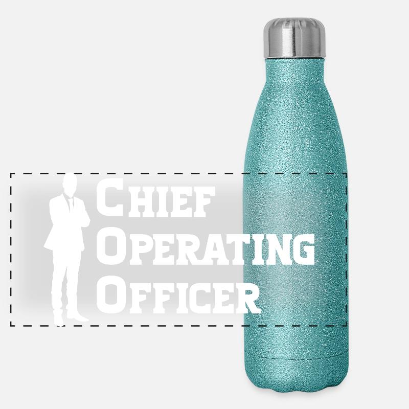 COO - Chief Operating Officer Gourde isotherme panoramique pailletée 500 ml