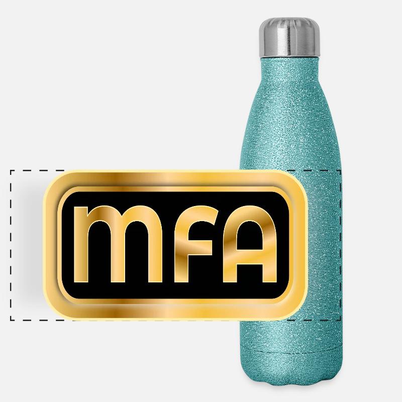 Assistante médicale Gourde isotherme panoramique pailletée 500 ml