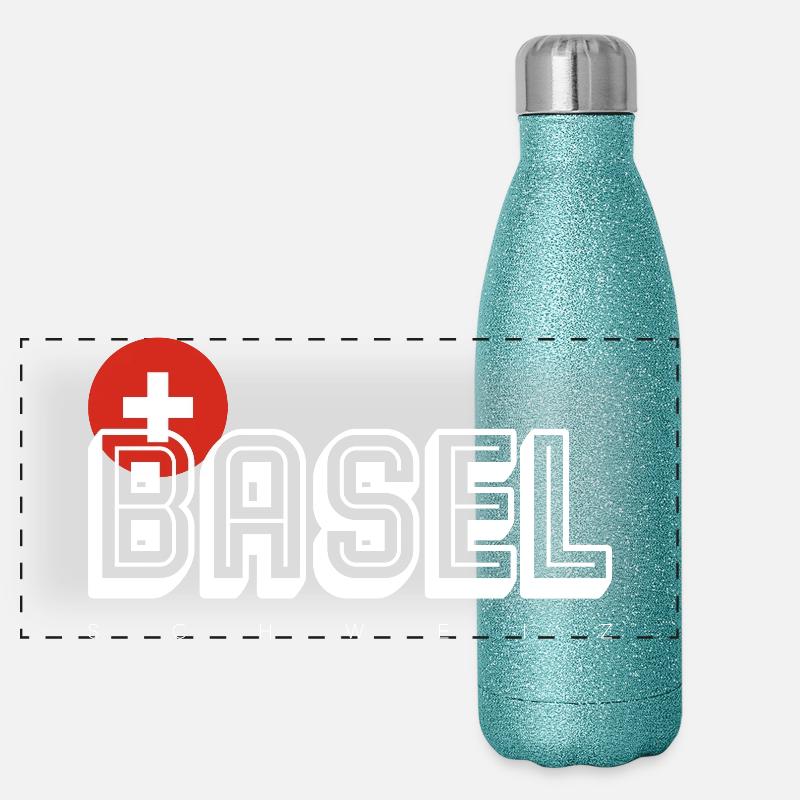 Basel Panoramic Glitter Thermal Bottle 500 ml