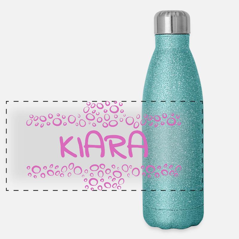Cadeau pour Kiara Gourde isotherme panoramique pailletée 500 ml