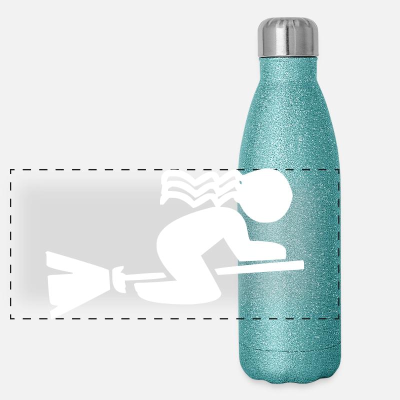 Une jeune sorcière Gourde isotherme panoramique pailletée 500 ml