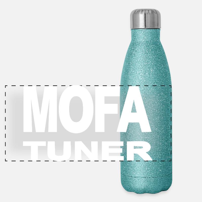 Mofa Panorama Glitzer Isolierflasche 500 ml