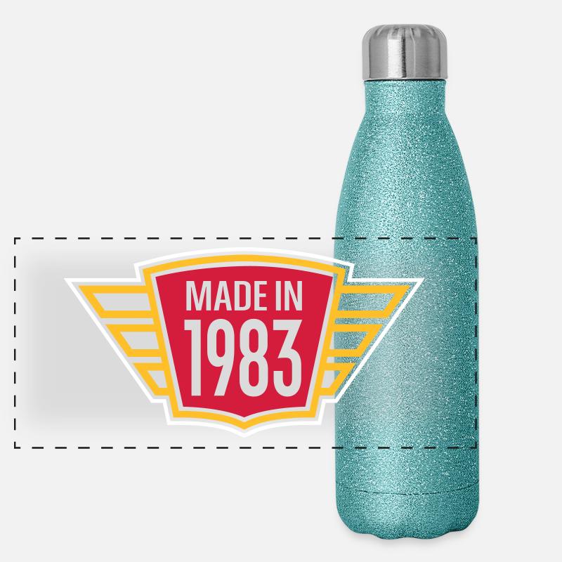 Made In 1983 Panoramic Glitter Thermal Bottle 500 ml