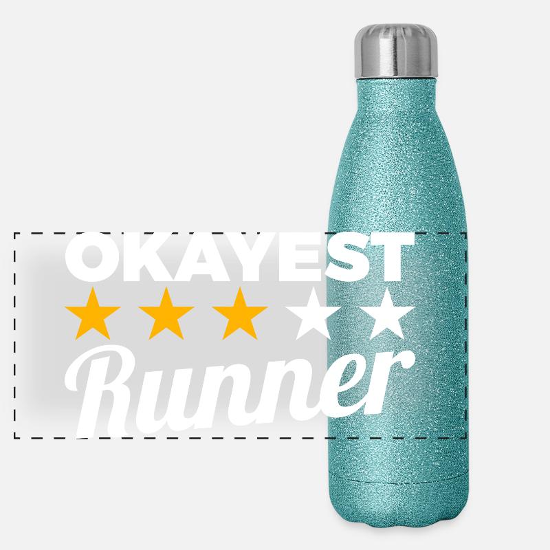 Average Runner Panoramic Glitter Thermal Bottle 500 ml
