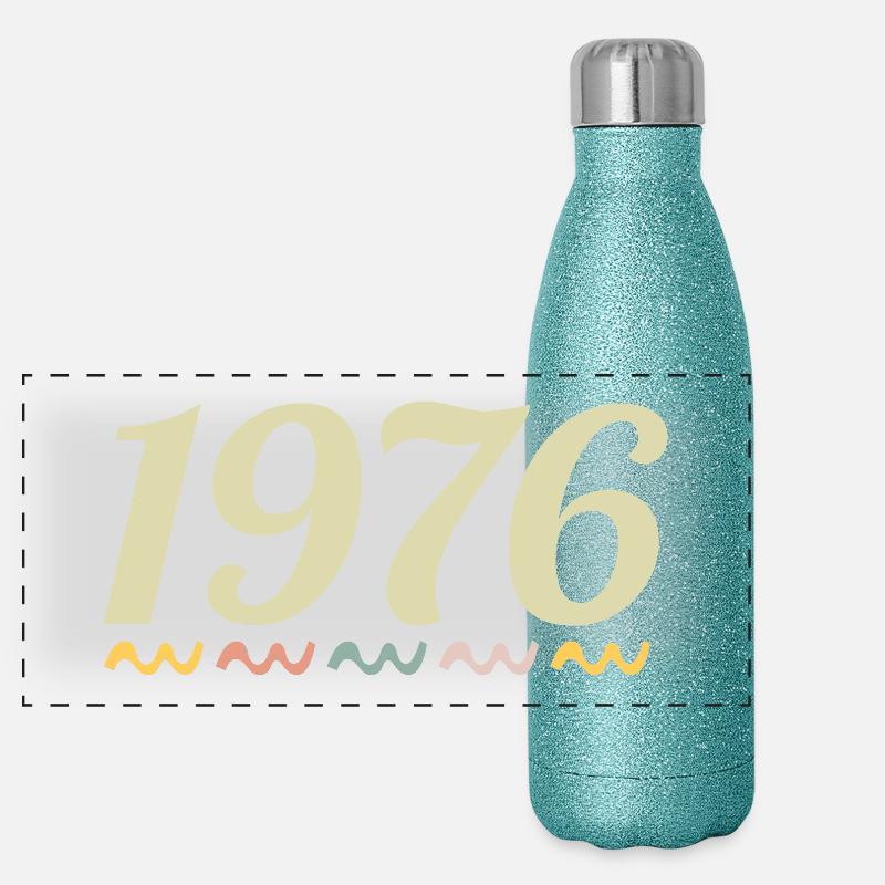1976 Panorama Glitzer Isolierflasche 500 ml