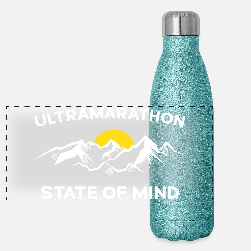 Ultramarathon - État d’ Gourde isotherme panoramique pailletée 500 ml
