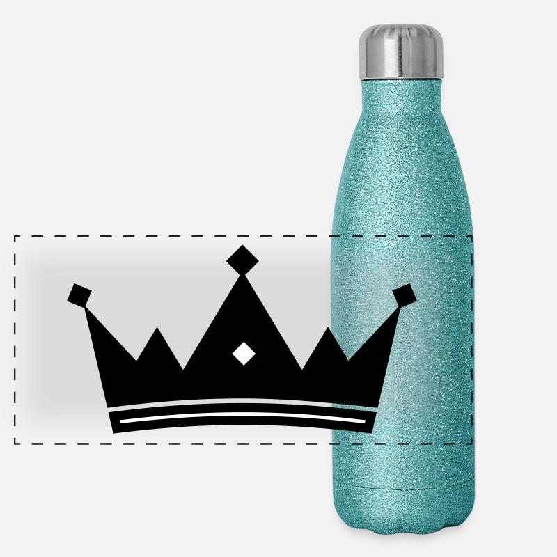 Couronne Gourde isotherme panoramique pailletée 500 ml