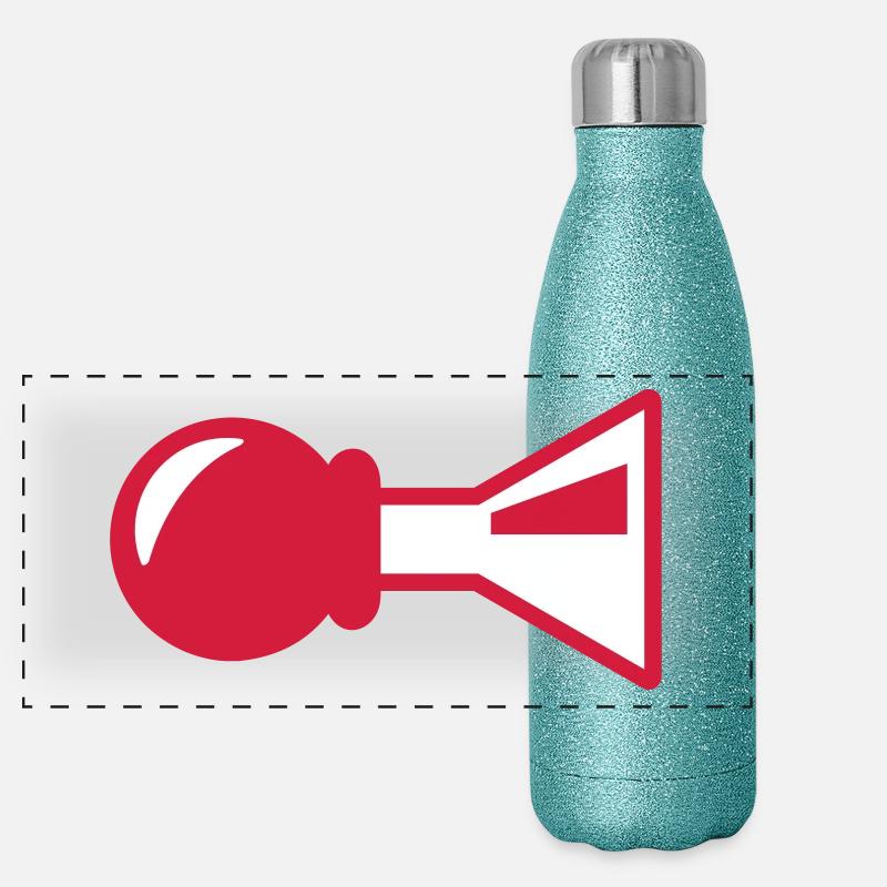 klaxon Gourde isotherme panoramique pailletée 500 ml
