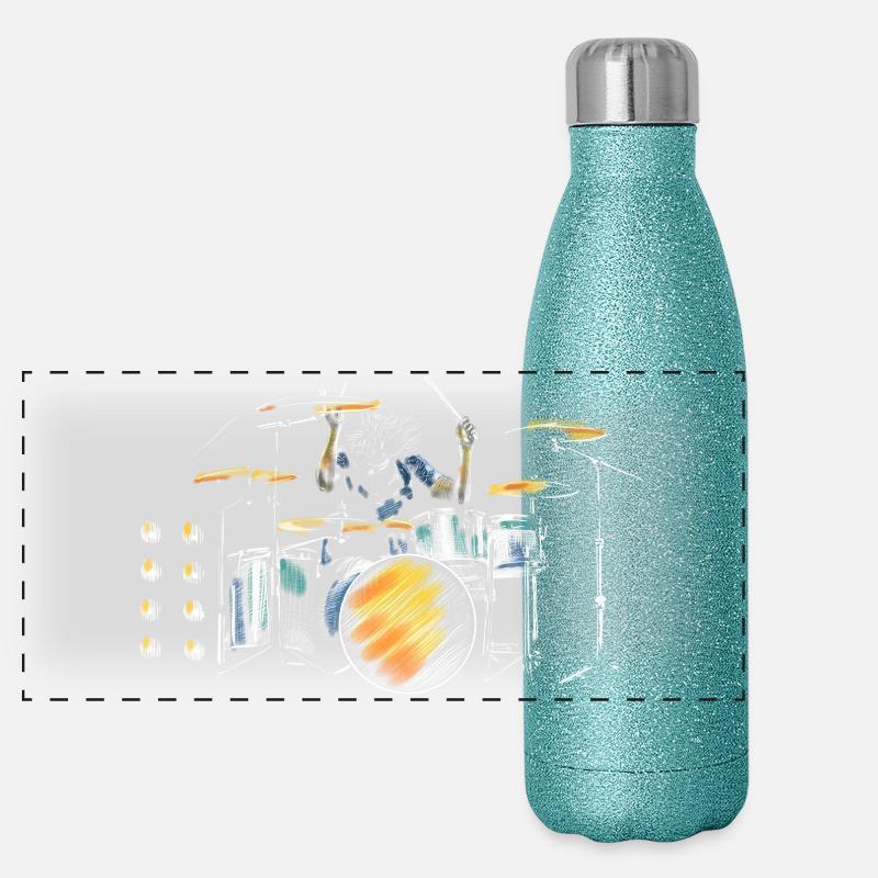 batteur Gourde isotherme panoramique pailletée 500 ml