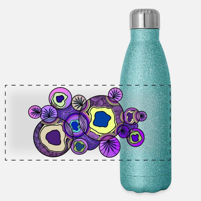 Ornement Gourde isotherme panoramique pailletée 500 ml