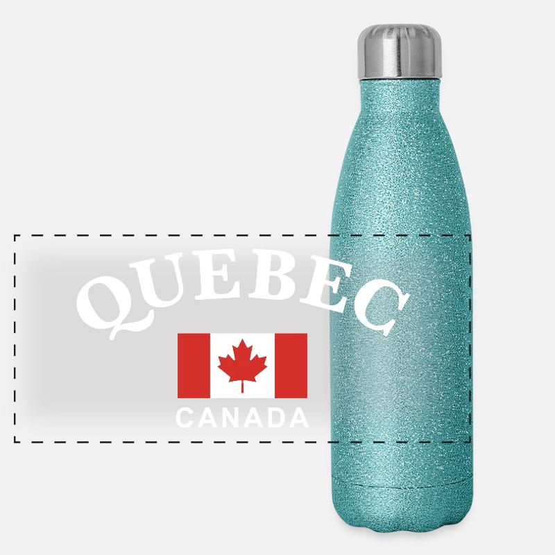 Québec, Canada Gourde isotherme panoramique pailletée 500 ml