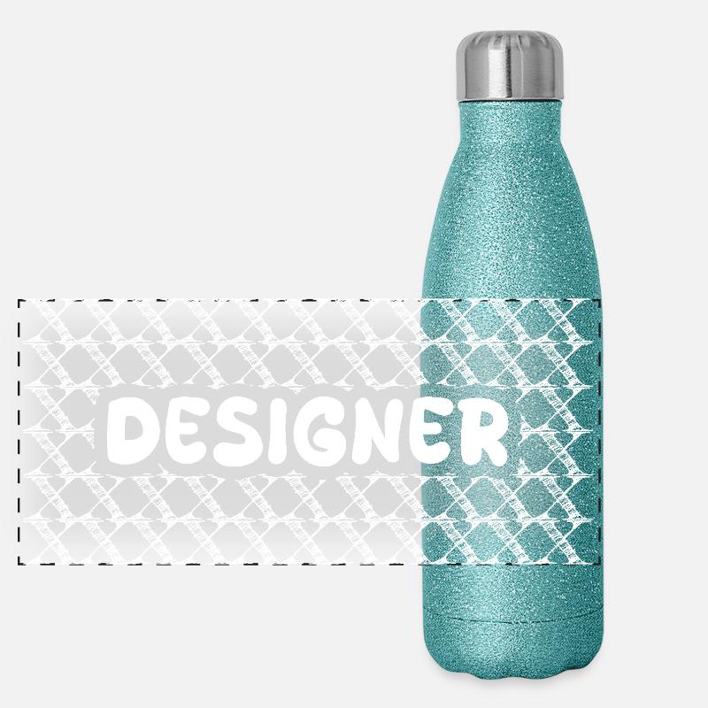 Gift for Designer Panoramic Glitter Thermal Bottle 500 ml