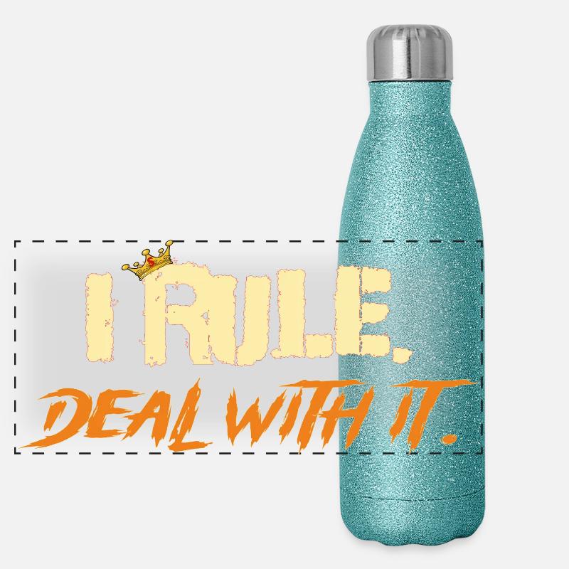 I_rule_2 Gourde isotherme panoramique pailletée 500 ml