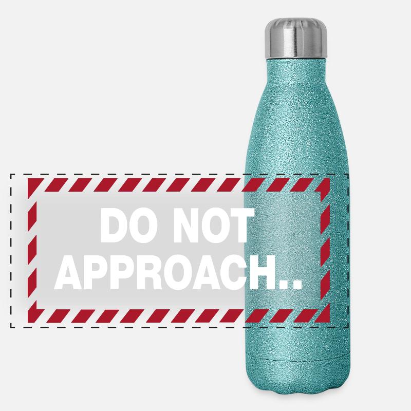 Déclaration de distance d’avertissement Gourde isotherme panoramique pailletée 500 ml