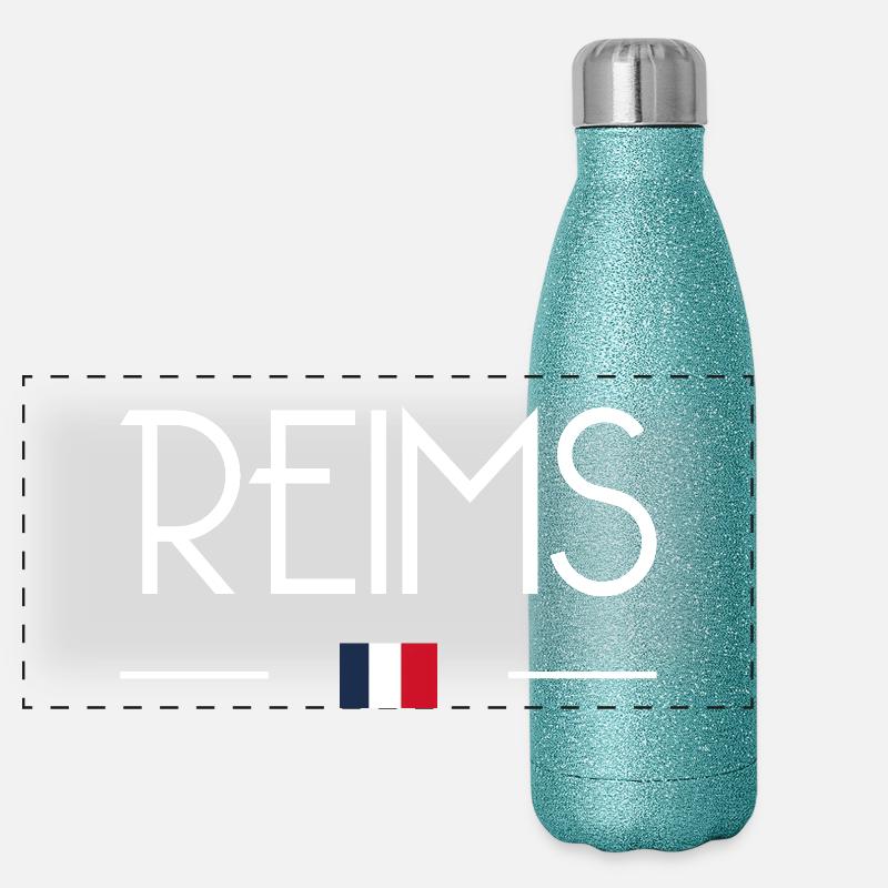 Reims Gourde isotherme panoramique pailletée 500 ml