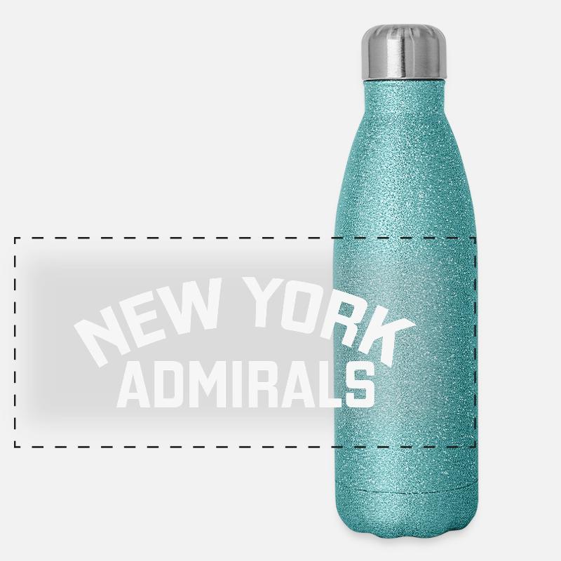 New Yorker Admiräle Panorama Glitzer Isolierflasche 500 ml