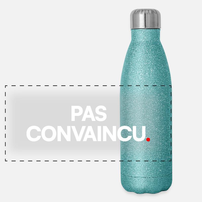 Pas convaincu Gourde isotherme panoramique pailletée 500 ml