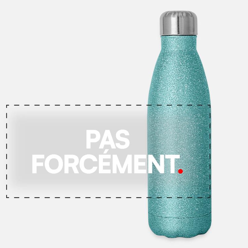 Pas forcément Gourde isotherme panoramique pailletée 500 ml
