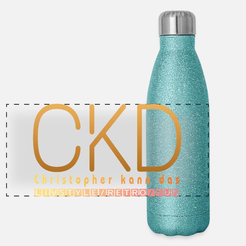 Christopher can do that Panoramic Glitter Thermal Bottle 500 ml