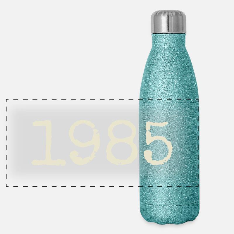 Geburtstagsgeschenk 1985 – Großartig seit 1985 Panorama Glitzer Isolierflasche 500 ml