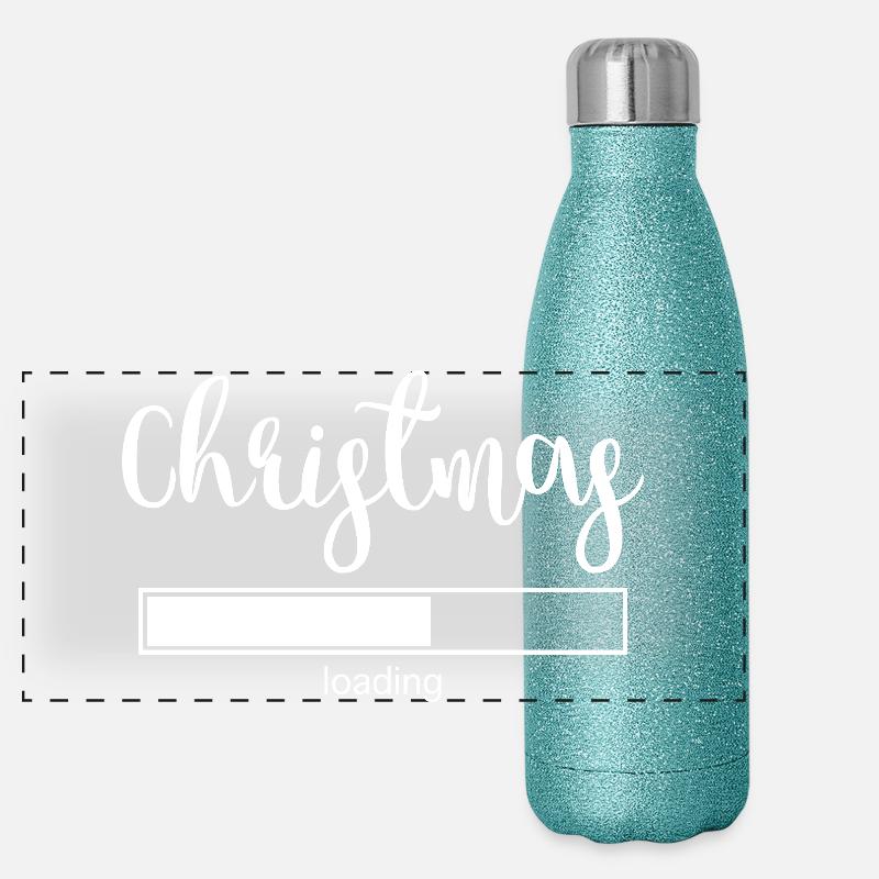 Chargement de Noël Gourde isotherme panoramique pailletée 500 ml