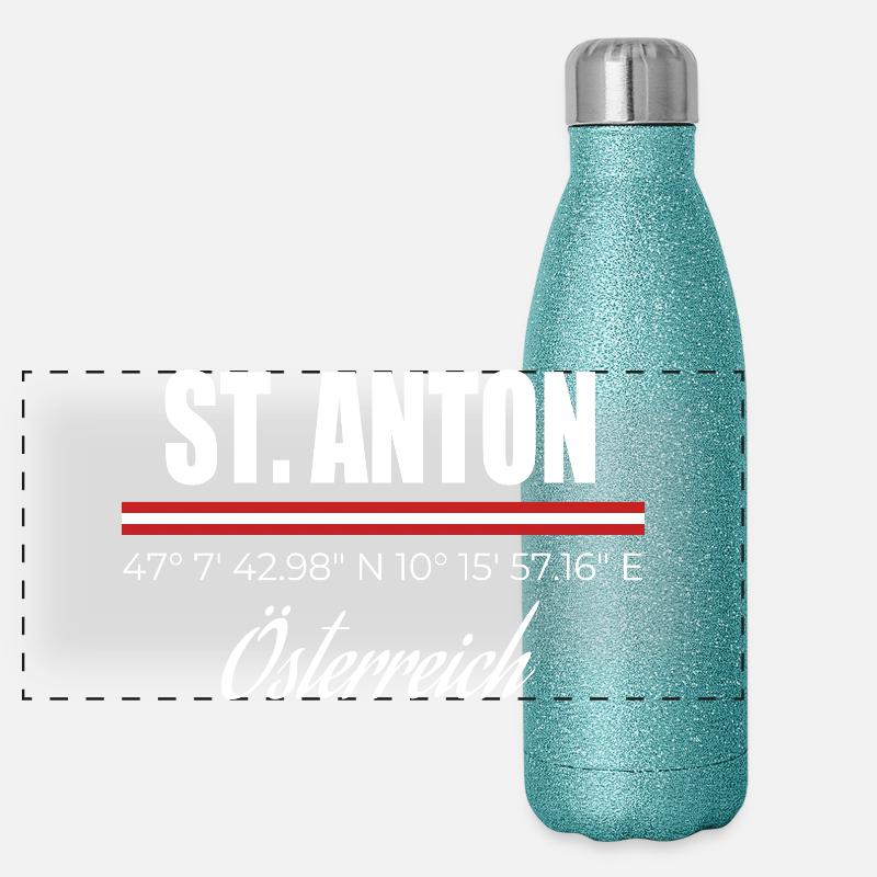 St. Anton Panoramic Glitter Thermal Bottle 500 ml