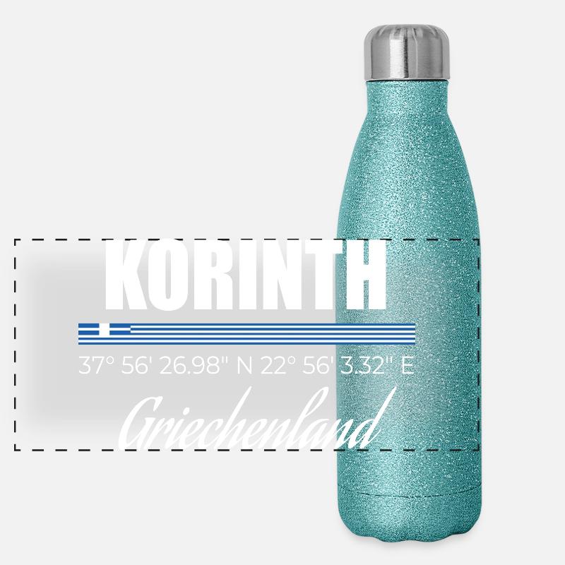 Corinthe Gourde isotherme panoramique pailletée 500 ml