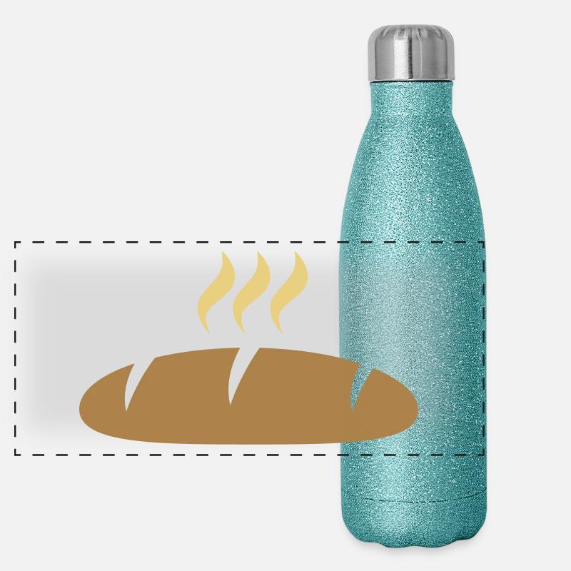 bread Panoramic Glitter Thermal Bottle 500 ml