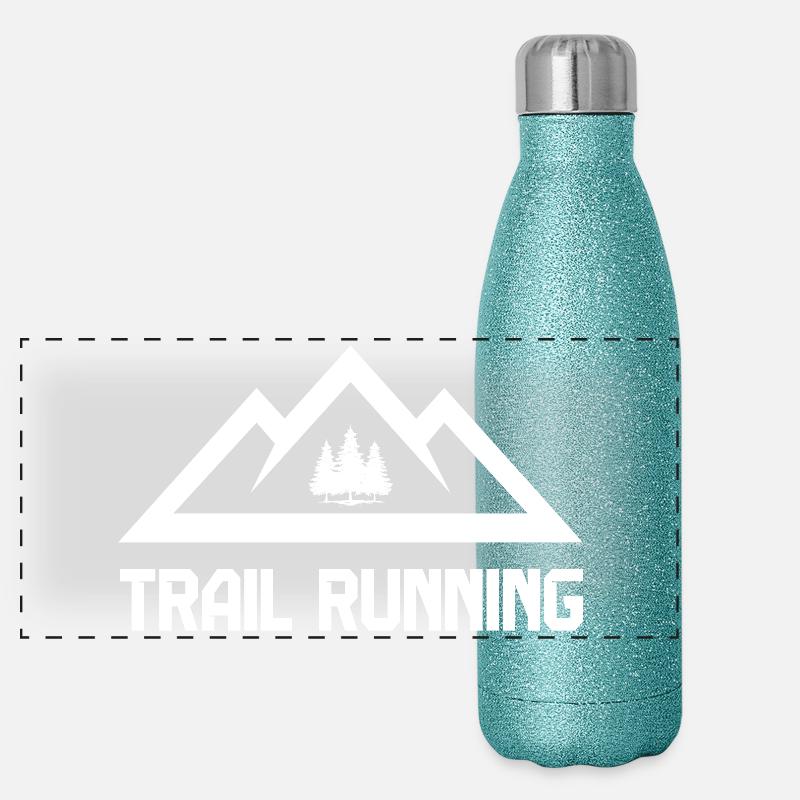Course en sentier Gourde isotherme panoramique pailletée 500 ml