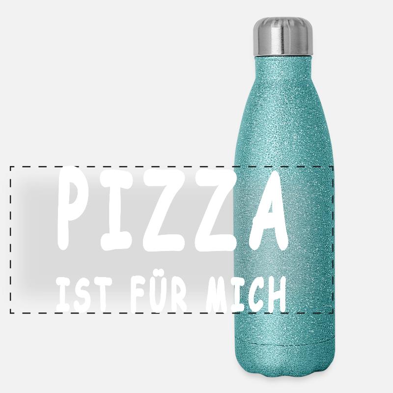 Pizza Gourde isotherme panoramique pailletée 500 ml