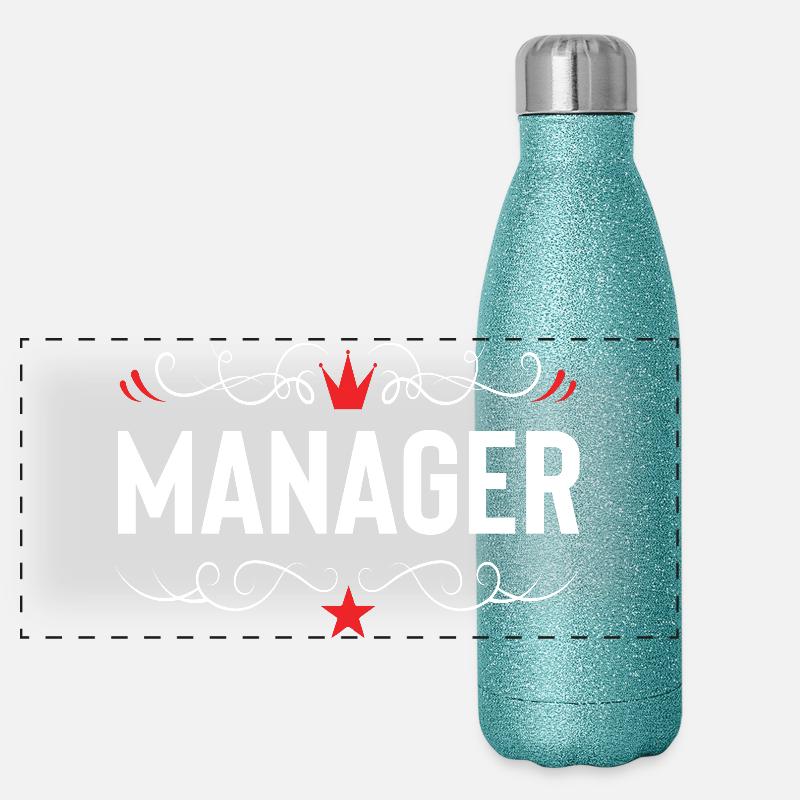 Manager Profession Panoramic Glitter Thermal Bottle 500 ml