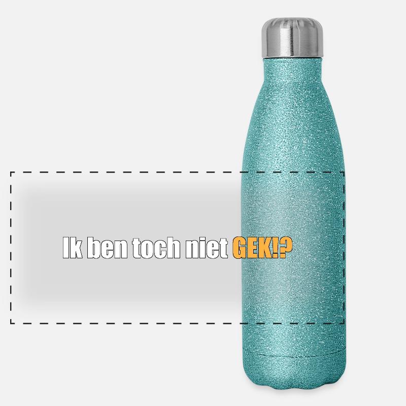 Ich bin doch nicht verrückt, oder!? Panorama Glitzer Isolierflasche 500 ml