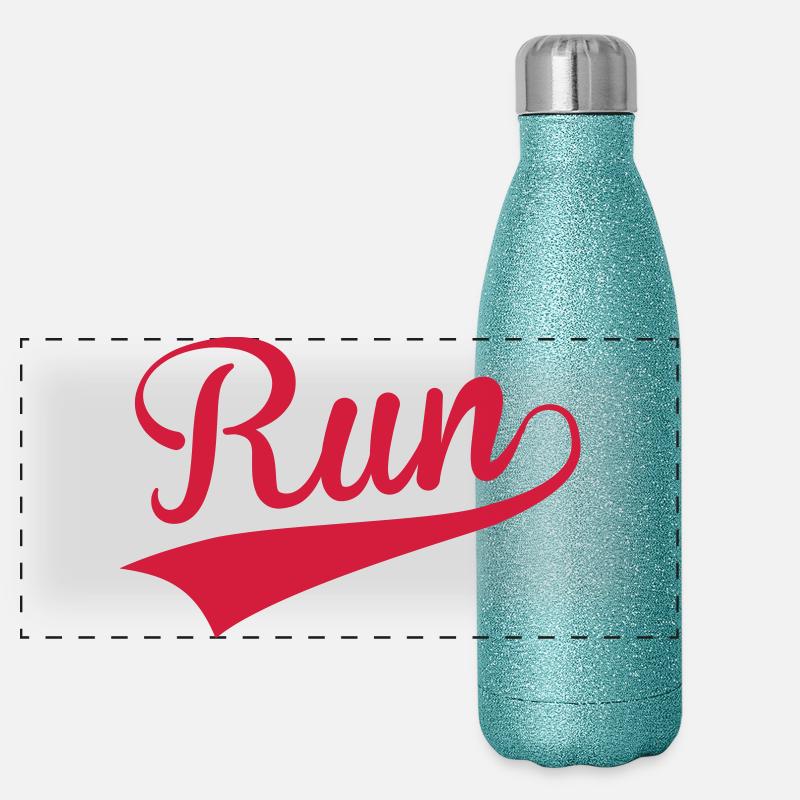 Course à Pied / Running / Jogging / Coureur Gourde isotherme panoramique pailletée 500 ml