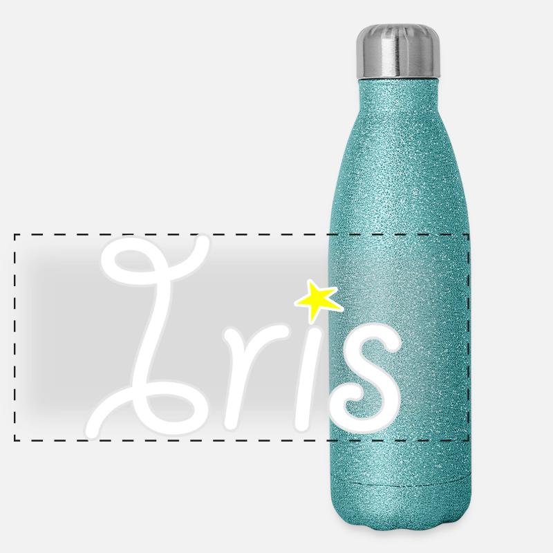 Iris Panorama Glitzer Isolierflasche 500 ml