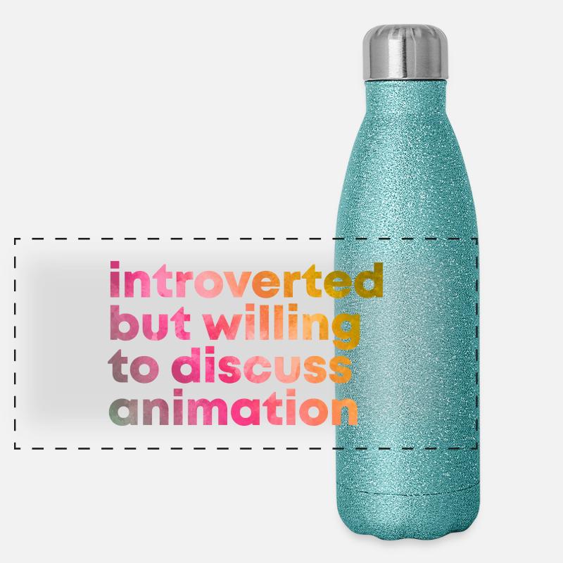 Animation Panoramic Glitter Thermal Bottle 500 ml