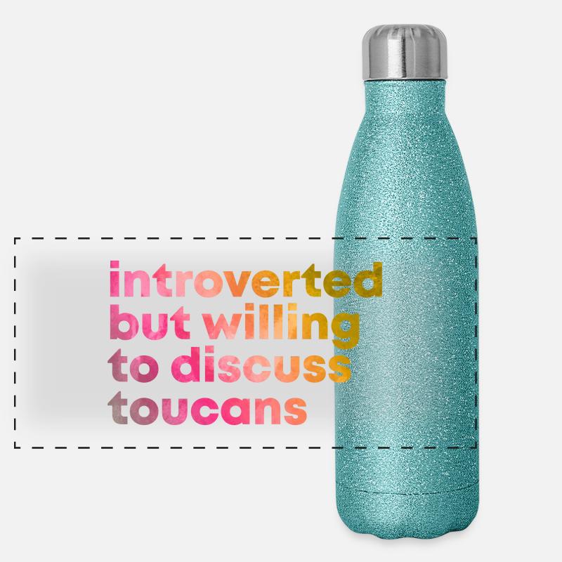 Tukan Panorama Glitzer Isolierflasche 500 ml