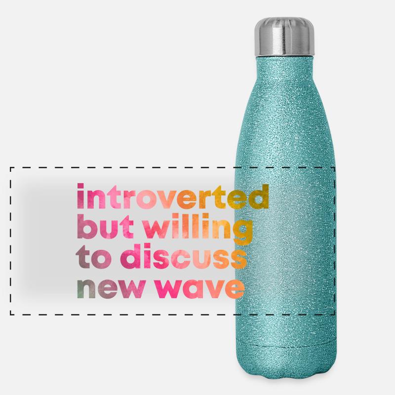 new wave Gourde isotherme panoramique pailletée 500 ml