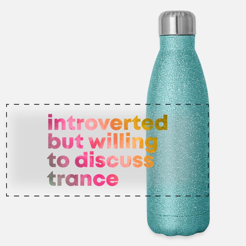 Trance Panorama Glitzer Isolierflasche 500 ml