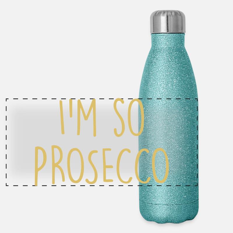 Prosecco Panoramic Glitter Thermal Bottle 500 ml