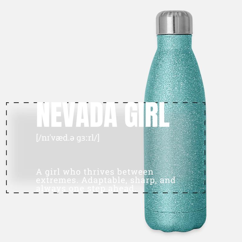Nevada Girl: Bold Boundaries Panoramic Glitter Thermal Bottle 500 ml