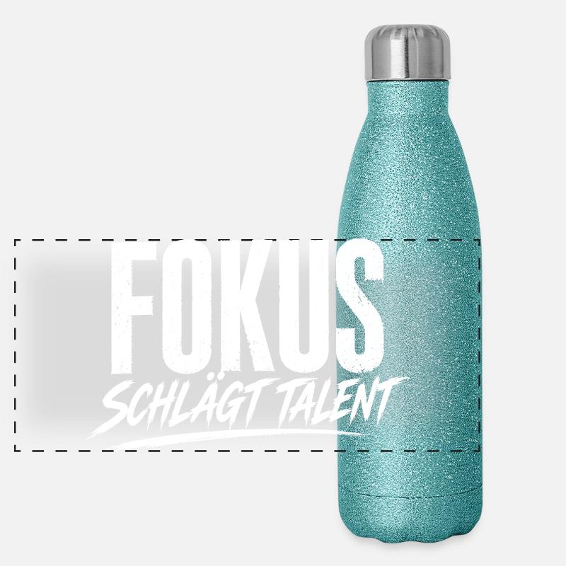 Focus beats talent Panoramic Glitter Thermal Bottle 500 ml
