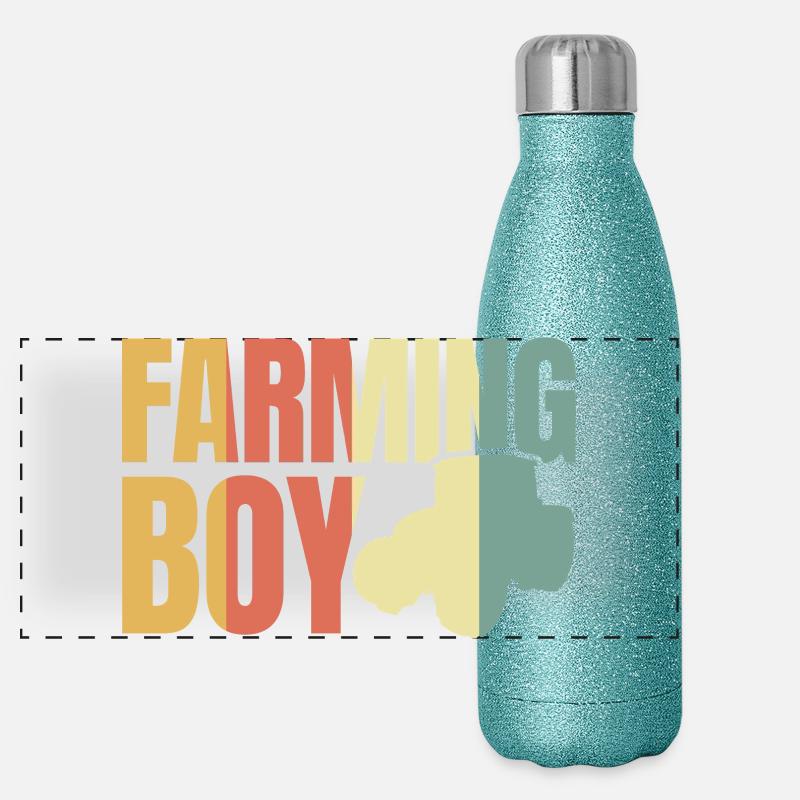 Figlio del contadino Borraccia termica panoramica glitter 500 ml