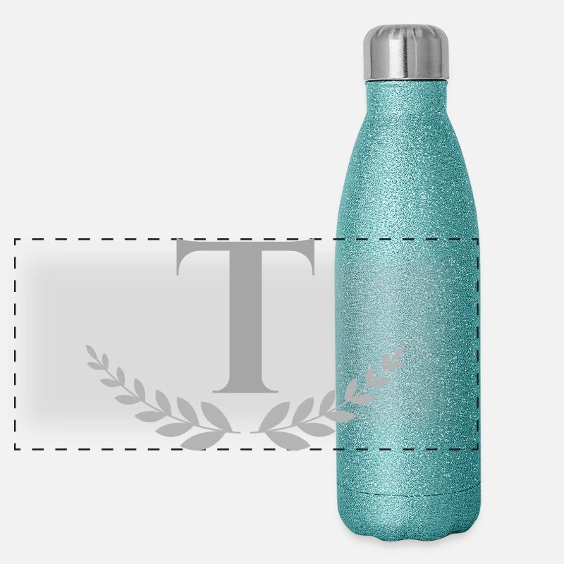 T Panorama Glitzer Isolierflasche 500 ml